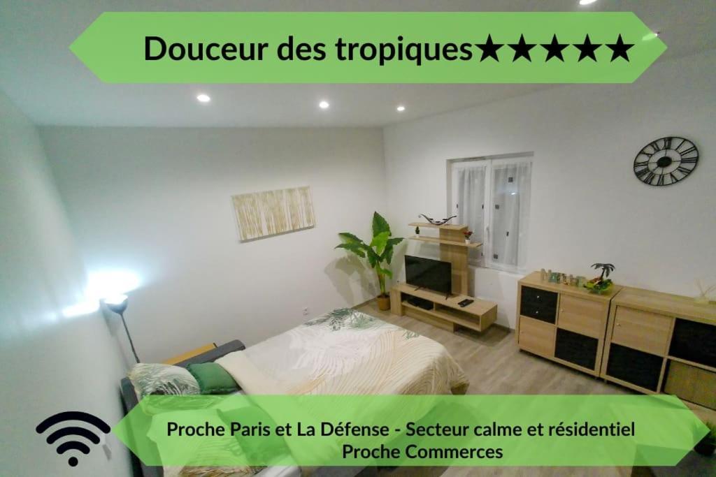 Apartamento *Douceur Des Tropiques*Parisis Argenteuil Exterior foto
