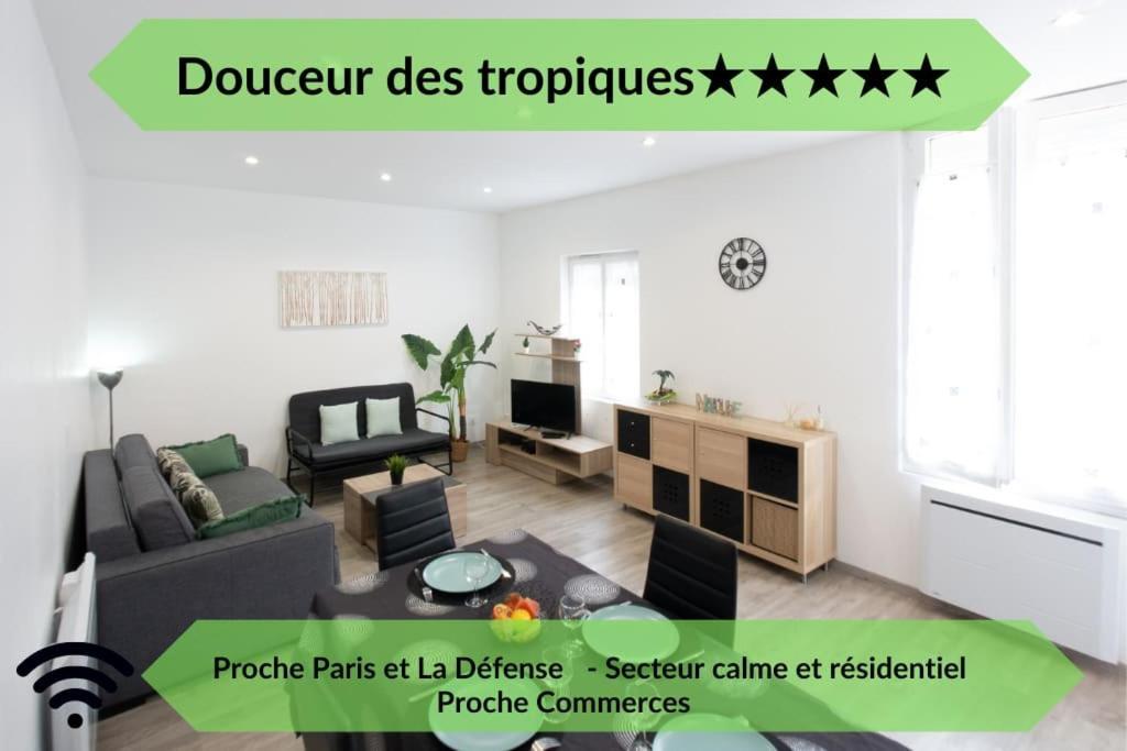 Apartamento *Douceur Des Tropiques*Parisis Argenteuil Exterior foto